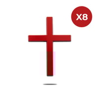 3D Cross Sticker