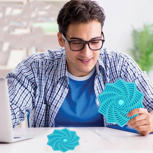 3D Printed Handheld Star Sensory Fidget Toy