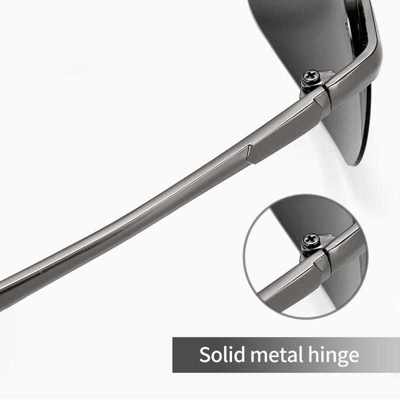 New-Photochromic Sunglasses with Anti-glare Polarized Lens