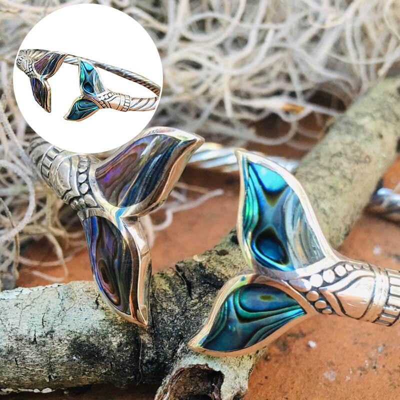 Mermaid Tail Bangle Bracelet