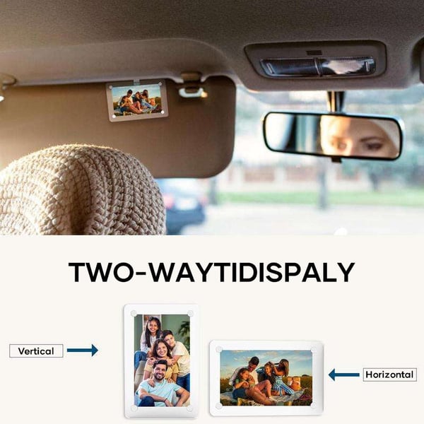 Acrylic Sun Visor Photo Holder