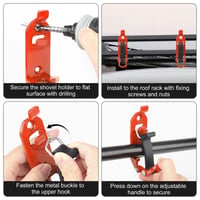 Heavy Duty Zinc Alloy Shovel Mount