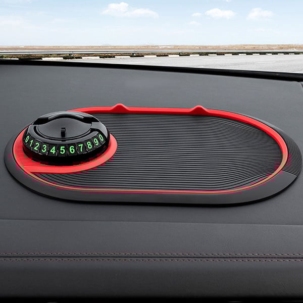 Multifunctional 4-in-1 car phone anti-slip mat