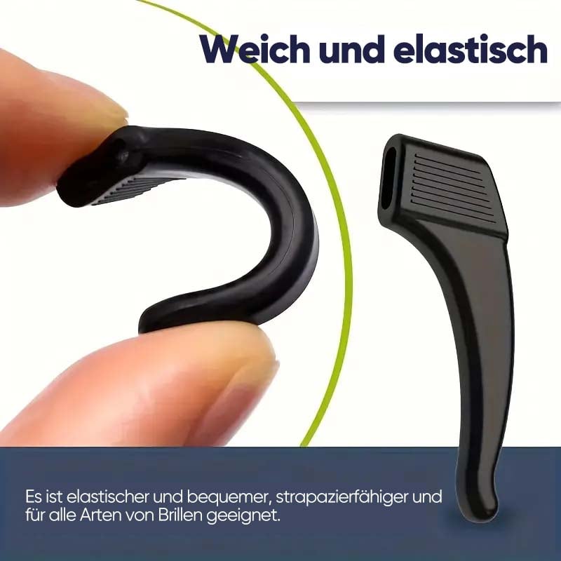 Rutschfester Brillengriff