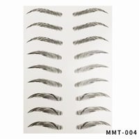 4D Naturale Adesivi per sopracciglia bionici impermeabili (9paia)