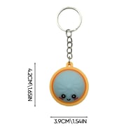 Light-Up Squeezable Steamed Bun Keychain
