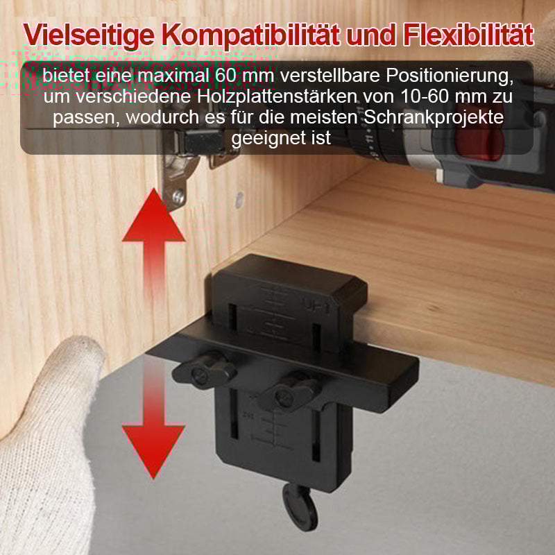Positionierer für die Schranktürinstallation