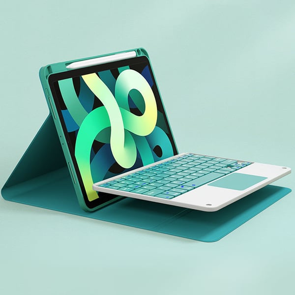 Detachable Wireless Keyboard with Case & Pencil Holder