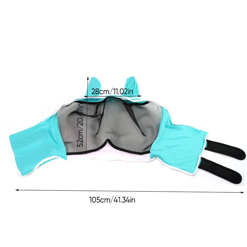 Fine Mesh UV-Proof Horse Half Face Mask