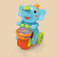 Interaktives LED-Elefantenspielzeug für Kleinkinder und Kinder mit realistischen Geräuschen