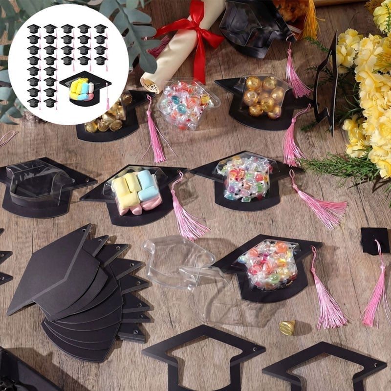 Graduation Cap Candy Card Set