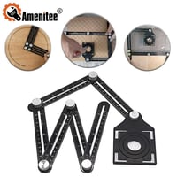 Amenitee 6-seitiges Aluminiumlegierung Winkelmessgerät