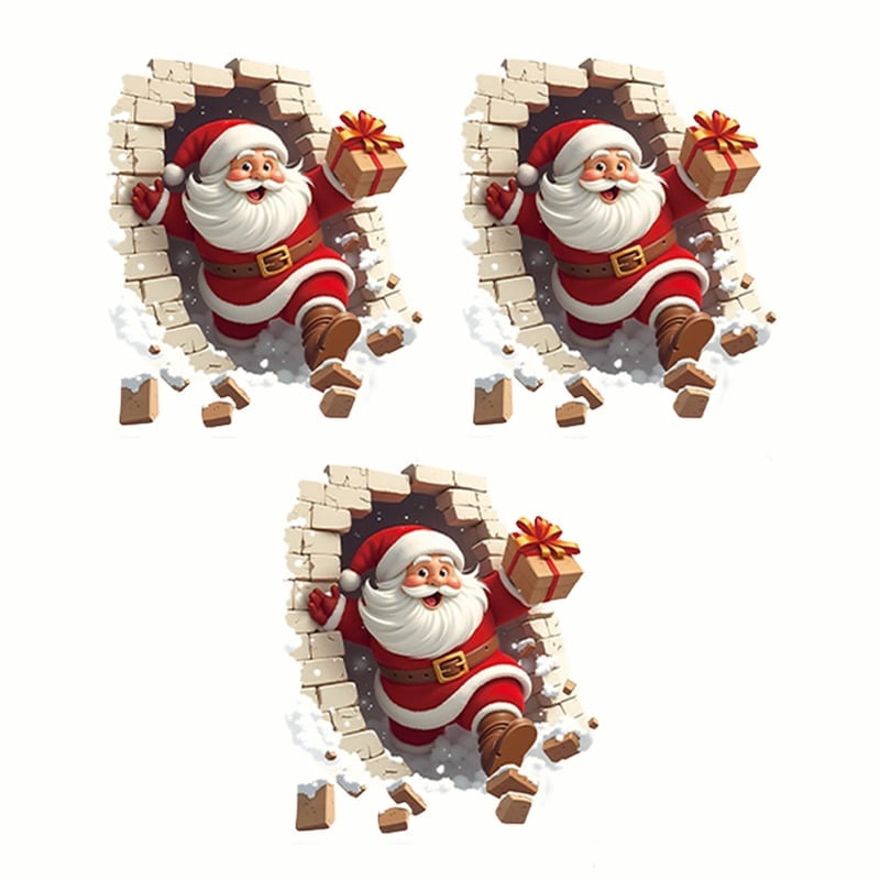 🎅Santa Claus Wall Sticker Set