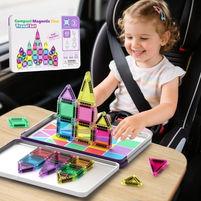 Magnetic Tiles Building Blocks Set