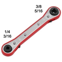 Sakerplus Maintenance Double-ended Square Ratchet Wrench