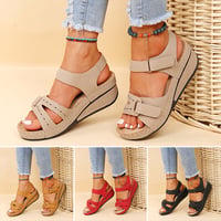 Sandalen im römischen Stil mit Klettverschluss