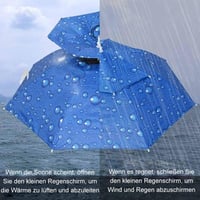 Regenschirmhut für das Fischen und Gartenarbeit