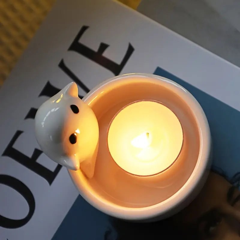 Søt spøkelseslysestake