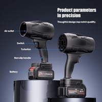 Handheld Powerful Dryer for Car Dust Cleaning