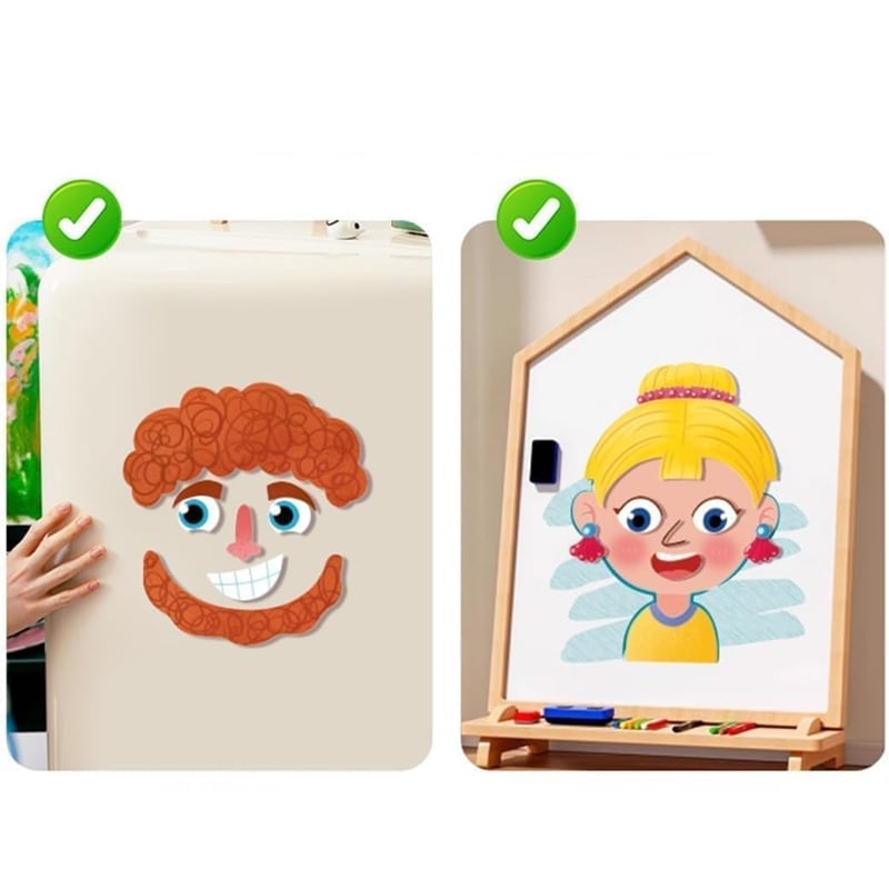 Magnetisches Puzzle-Lern- und Bausteinspielzeug