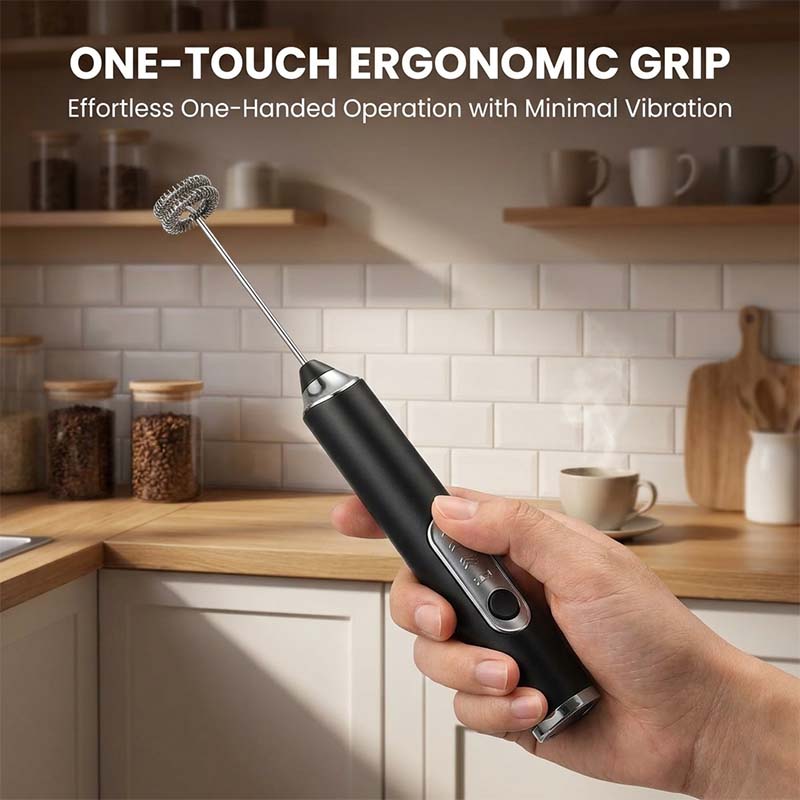 Electric Milk Frother & Egg Beater – 304 Stainless Steel