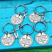 SANK® Porte-clés À MON FILS / MA FILLE（French keychain）