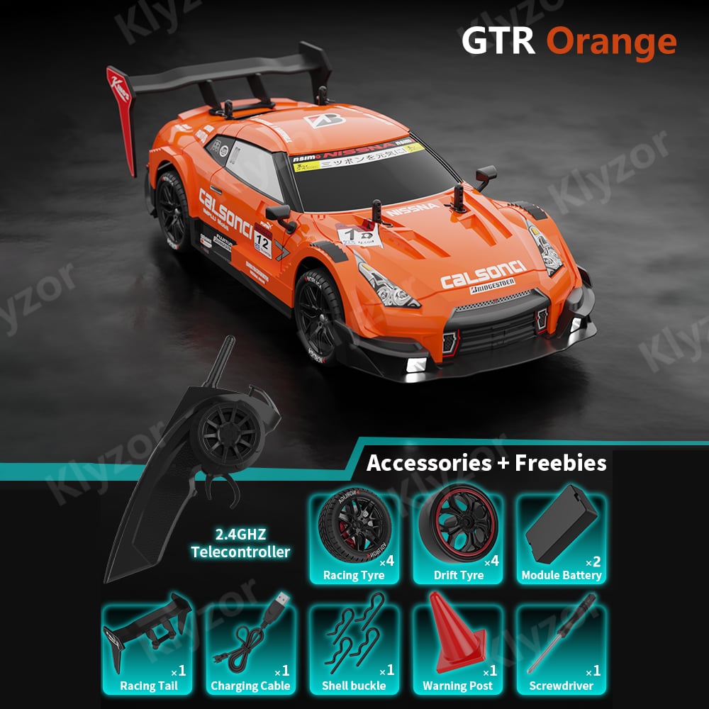 Klyzor Four-Wheel Drive Drift Racing Car - 25 MPH Speed & 50m Remote Range