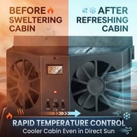 Kexon™ Solar Car Exhaust Heat Exhaust Fan
