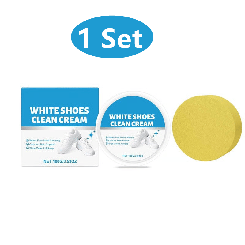 Gentle No-Rinse Shoe Cleaner & Whitening Cream