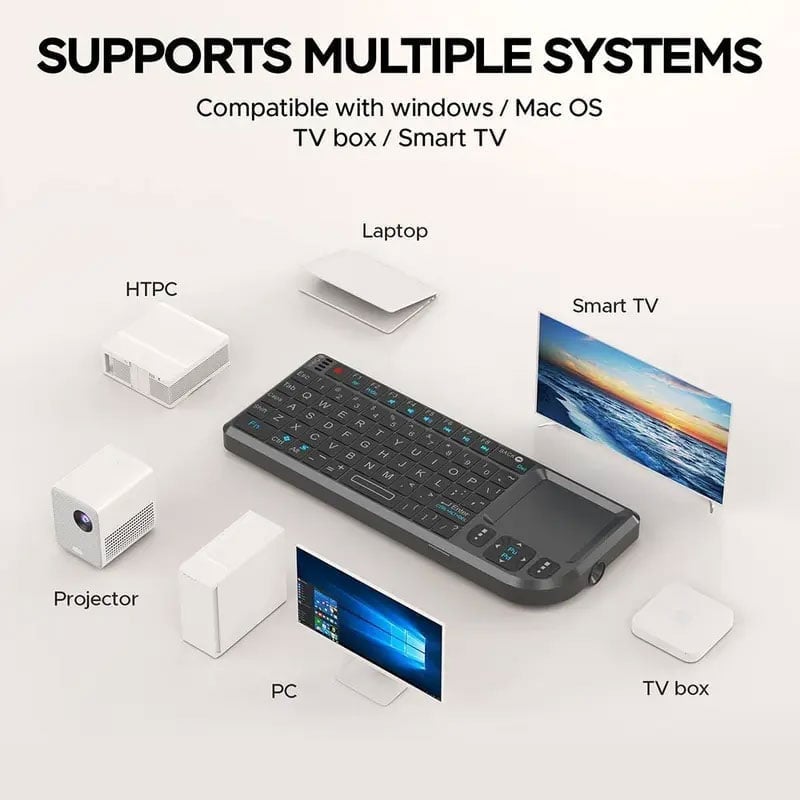 3-in-1 Mini Wireless Keyboard