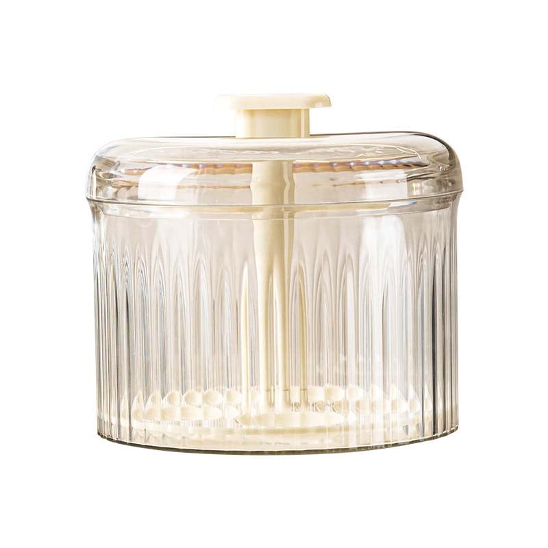 Manual one-piece household meatball maker