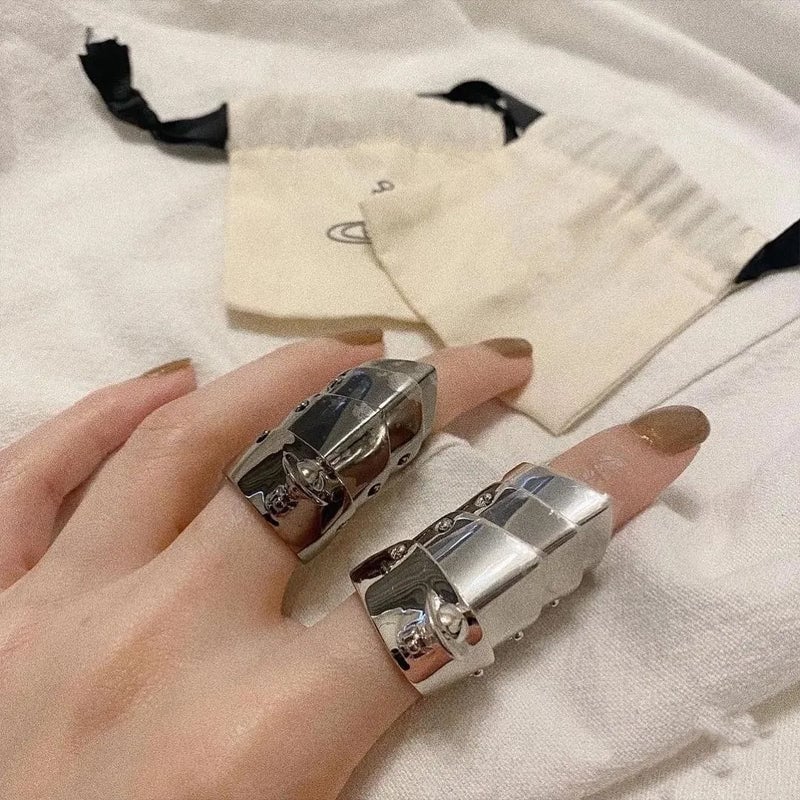 Punk Gothic Rock Metal Knuckle Finger Rings
