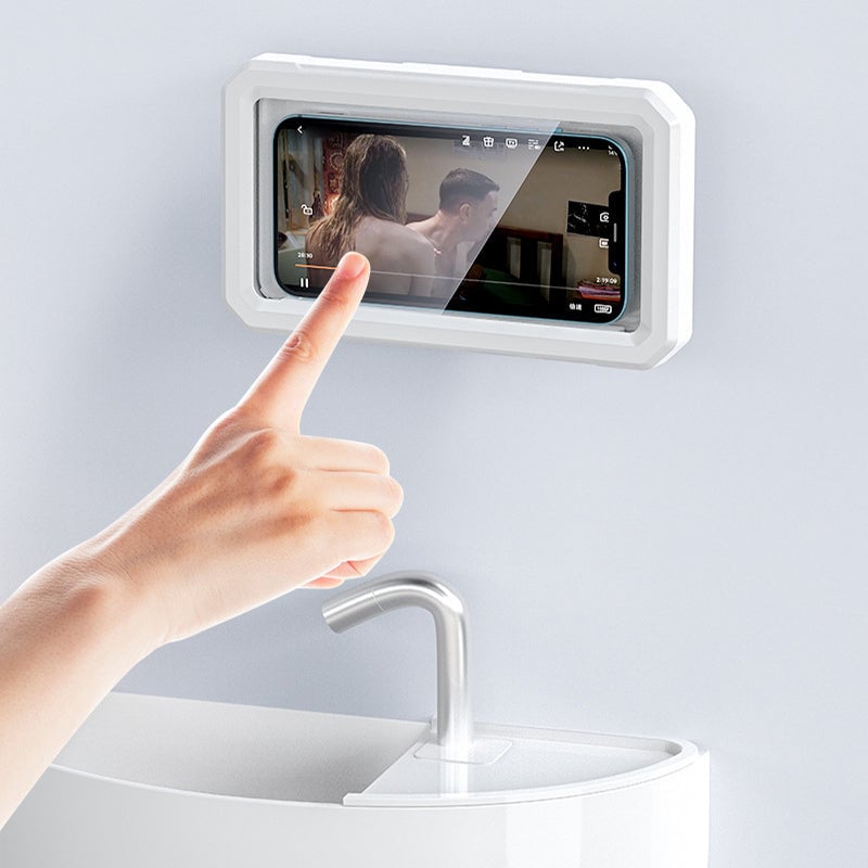 360° Rotating Foldable Telescopic Wall-Mounted Waterproof Phone Holder