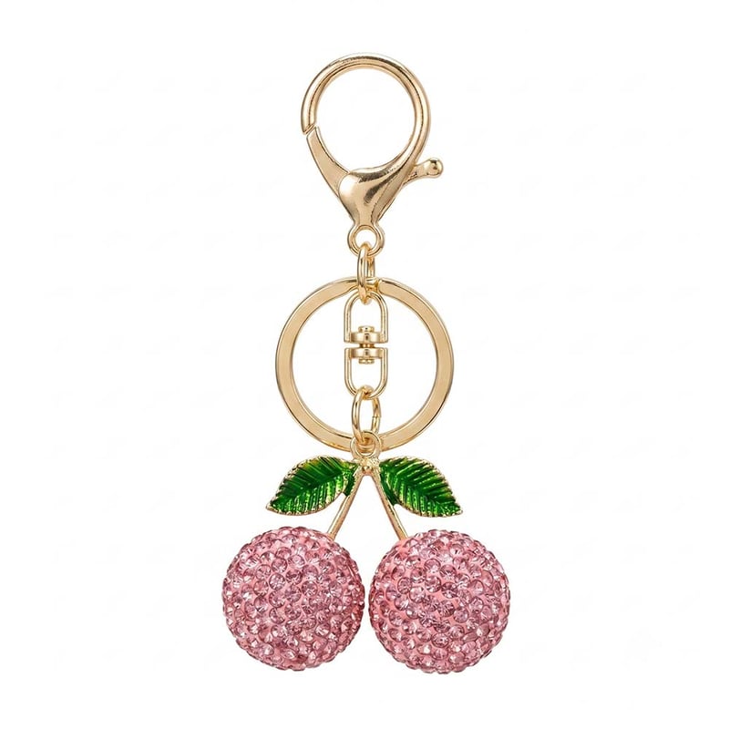 Cherry-Inspired Luxury Keychain Bag Charm