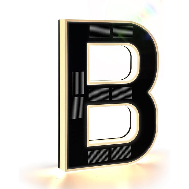 Solarbetriebene, Wasserdichte LED-Hausnummern