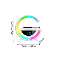 G-shaped Led Wireless Charging Speaker