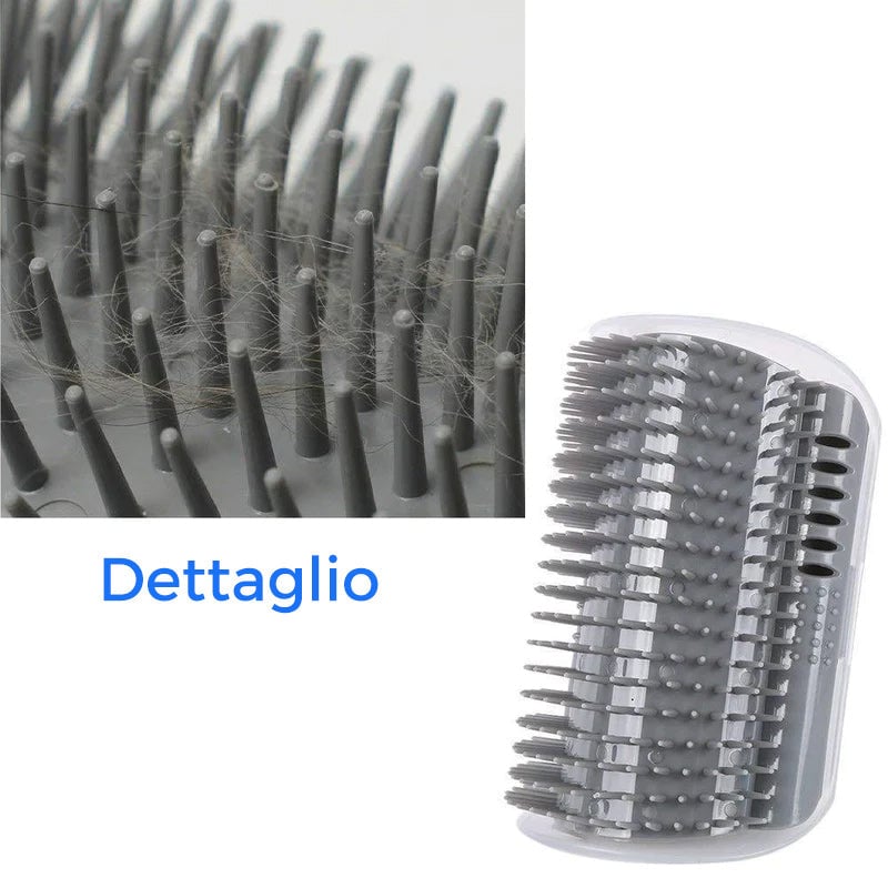 Spazzola per gatti per autopulizia Strumento massaggiatore perfetto
