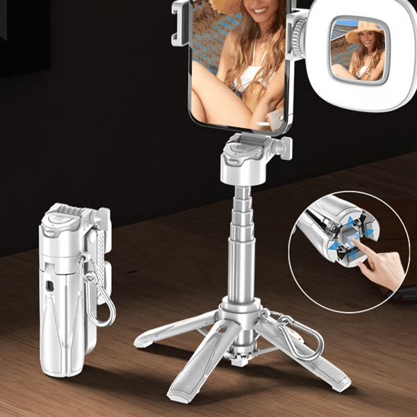 Mini Portable 3-in-1 Selfie Stick