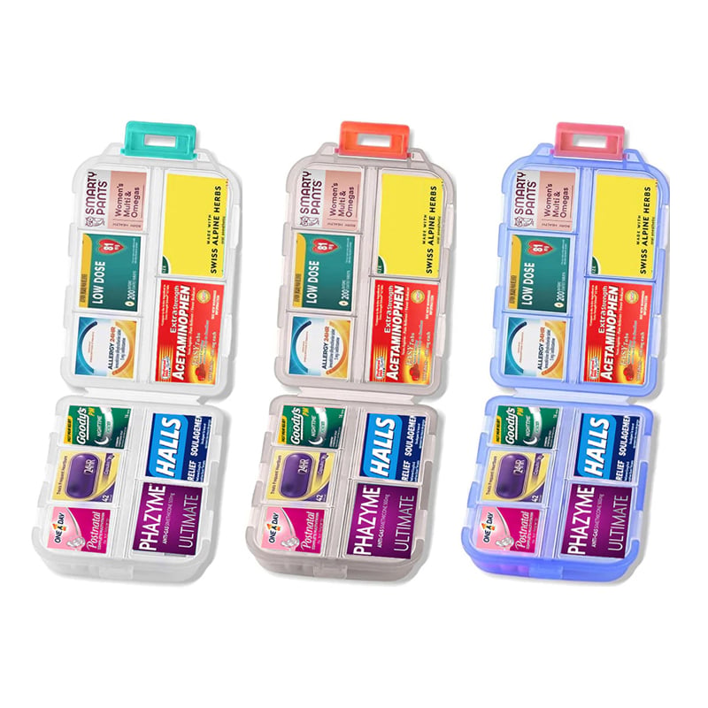 Travel Pill Organizer Box -v2