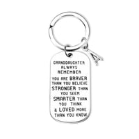 SANK®To My Grandson Granddaughter Son Daughter Gift Lettering Keychain