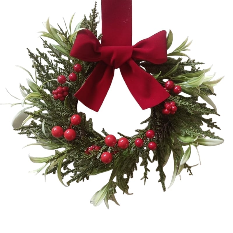 Mini-Weihnachtskranz-Dekoration