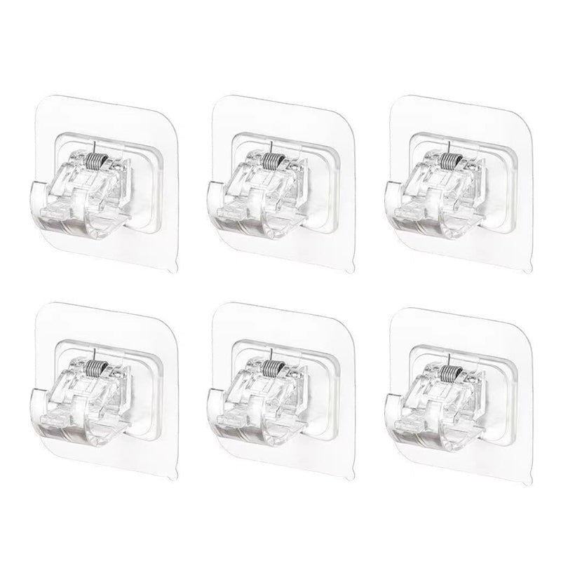 Transparante hangende staafclip