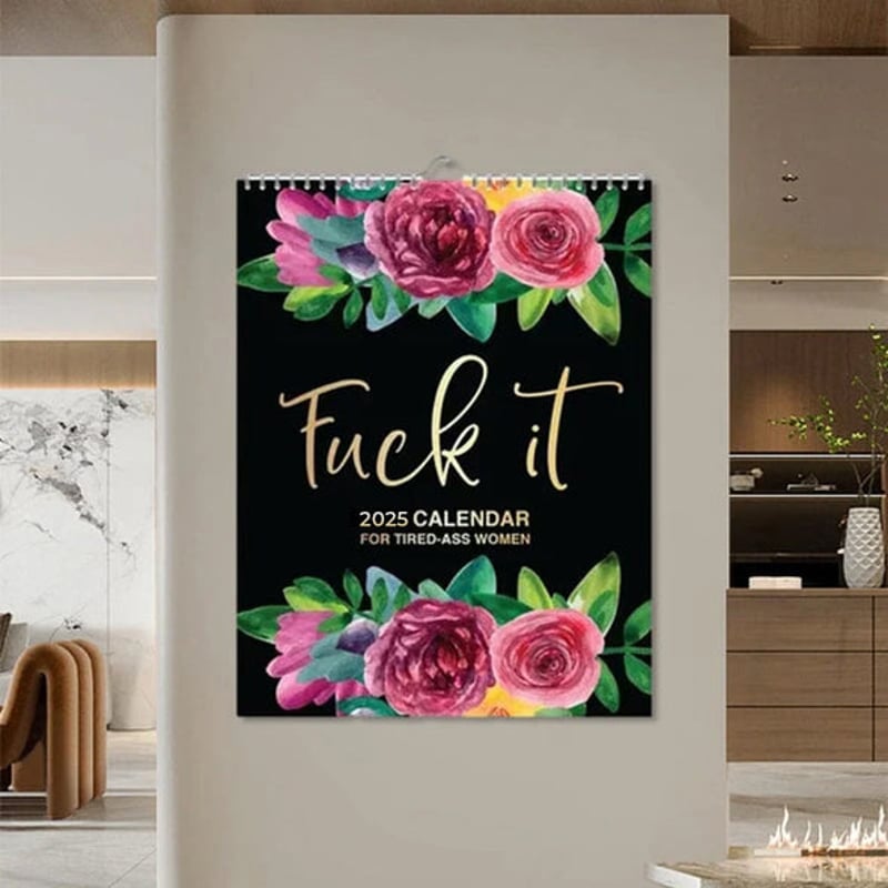 Red B - Wall Calendar