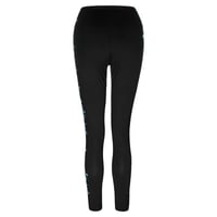 Plus Size High Waist Legging Music Note Print Sport Pants