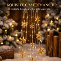 Snowman Magic Fountain Garden Light