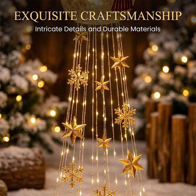 Snowman Magic Fountain Garden Light
