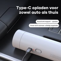 Slanke V8 Mate draadloze autostofzuiger