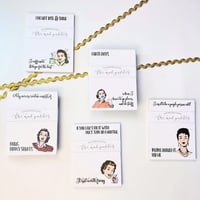 Geestige vrouwen sticky notes