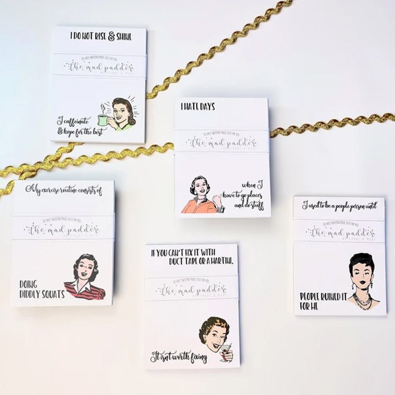 Geestige vrouwen sticky notes