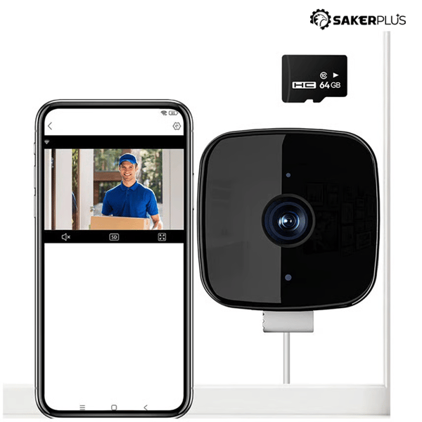 Sakerplus® Smart 2K Window Security Camera